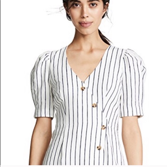 🆕 NWT Saylor Pauline Linen Dress -S - Picture 4 of 7